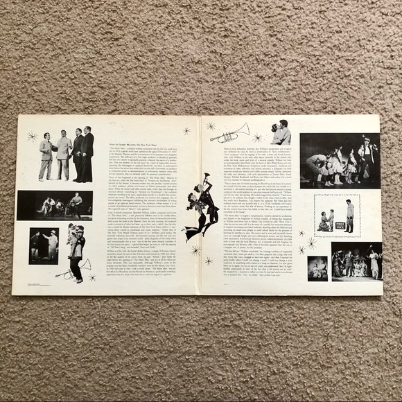 The Music Man Original Broadway Cast Vinyl Record Capitol Records - Picture 2 of 7